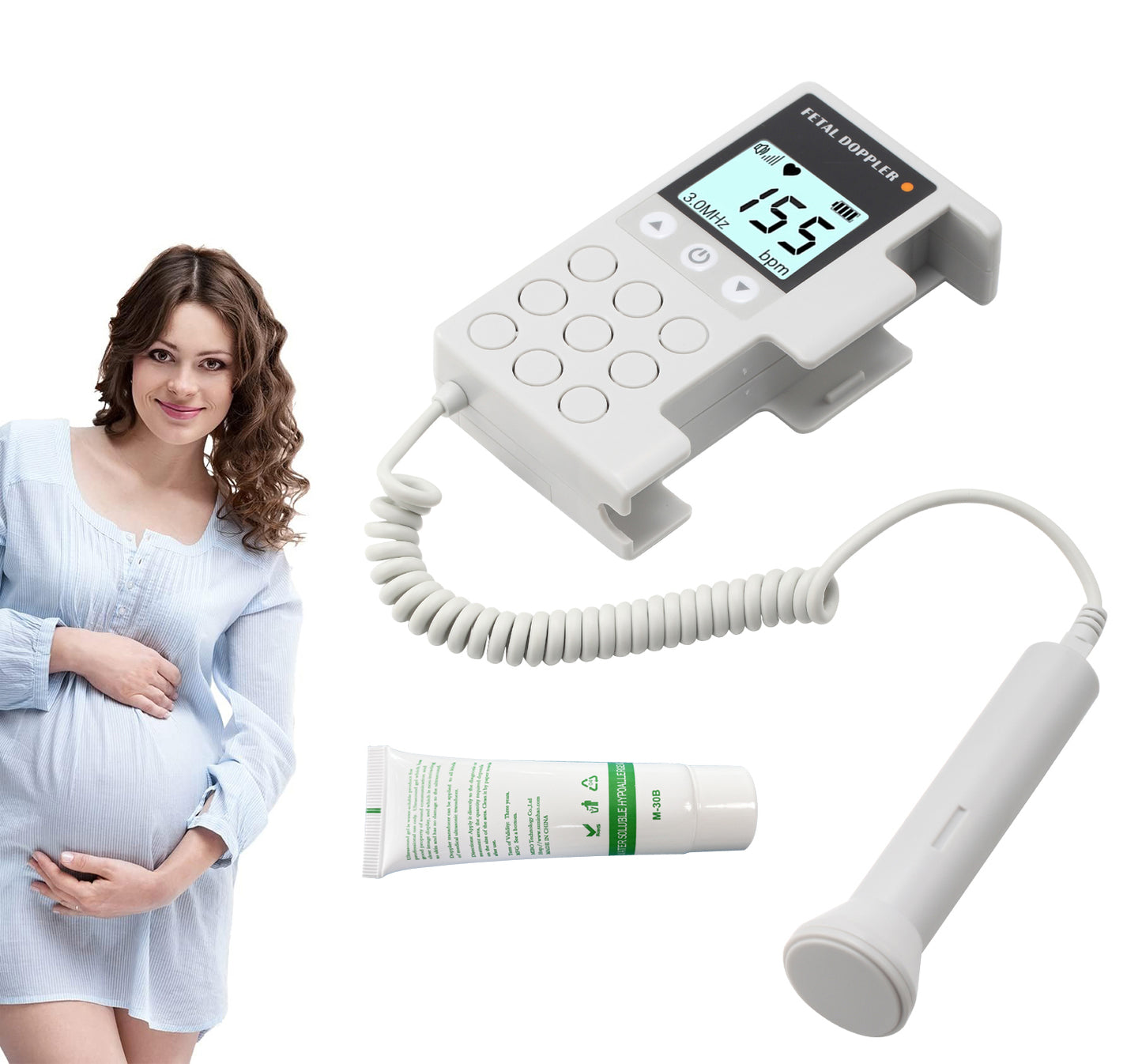 Doppler Fetal Monitor for Pregnancy and use in home-OTC