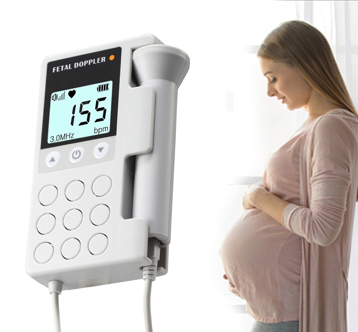Doppler Fetal Monitor for Pregnancy and use in home-OTC